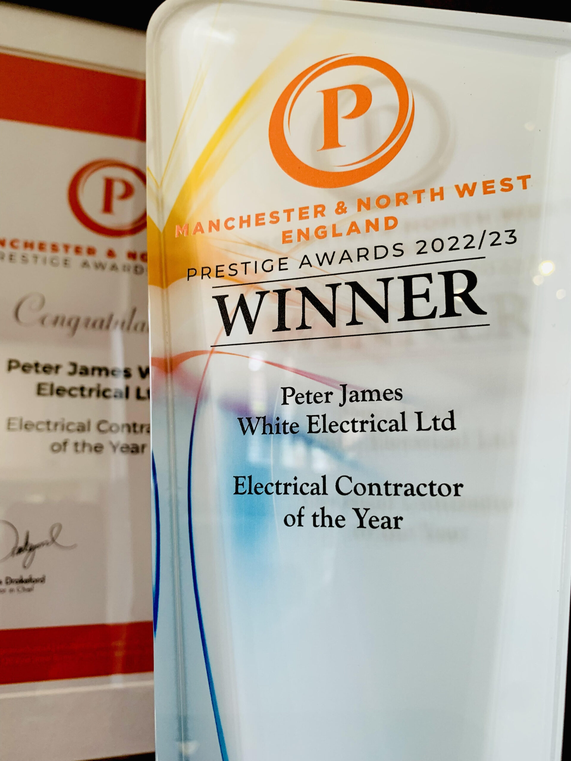 WINNER  |  Electrical Contractor of the Year (Manchester & North West Prestige Awards)