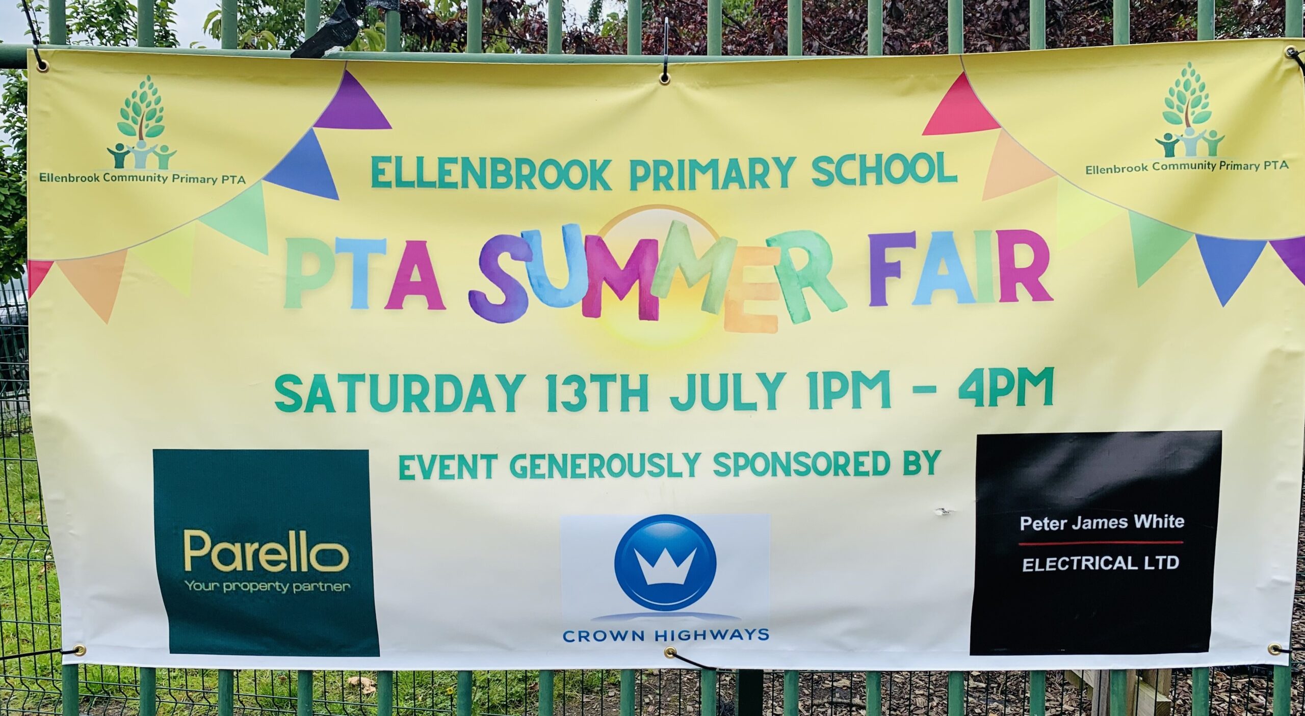 SPONSORSHIP  |  Ellenbrook Community Primary School Summer Fair (Worsley)